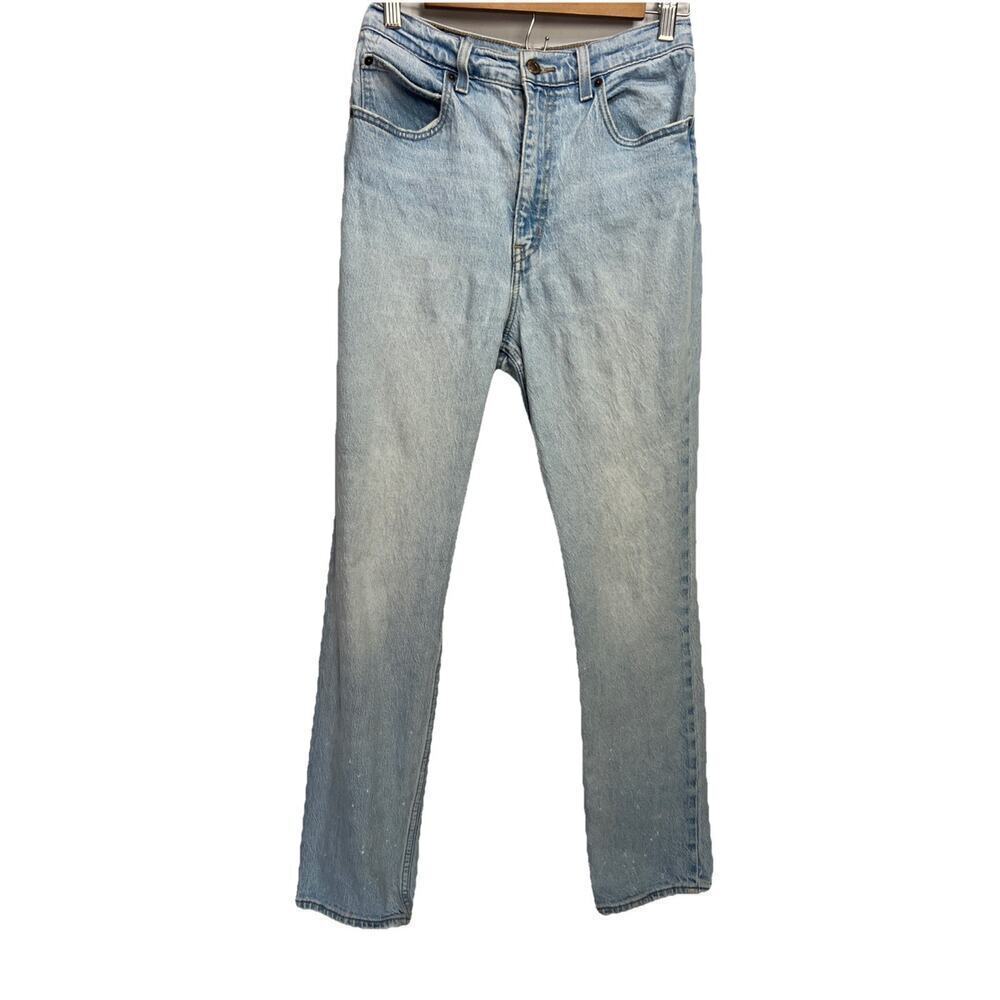 Levi's Premium 70's High Slim Straight Jeans Blue Denim Women's Size 28